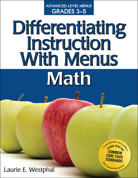 Differentiating Instruction with Menus: Math (Grades 3-5) cover