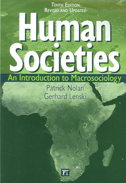 Human Societies, 10th Edition cover