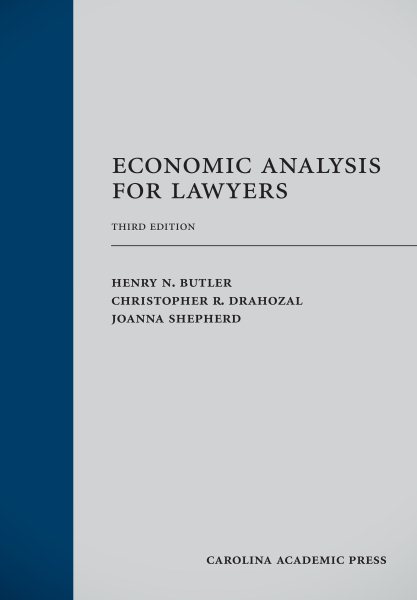 Economic Analysis for Lawyers cover