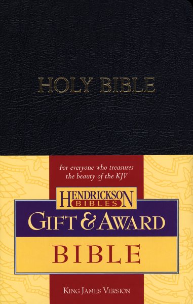 The Holy Bible: King James Version, Black, Imitation Leather, Gift & Award cover