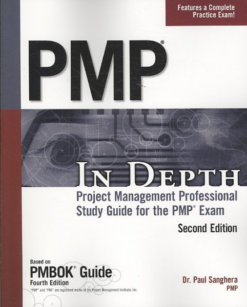 PMP in Depth: Project Management Professional Study Guide for the PMP Exam cover