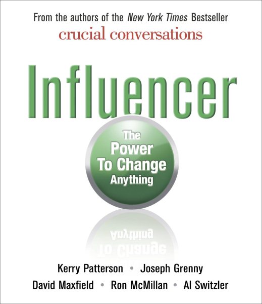 Influencer: The Power to Change Anything cover