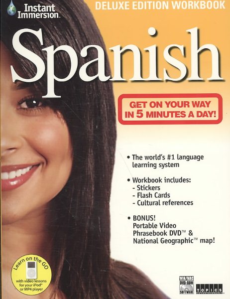 Instant Immersion Spanish - Deluxe Edition Workbook cover