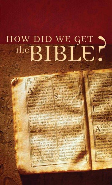 How Did We Get the Bible? (VALUE BOOKS) cover