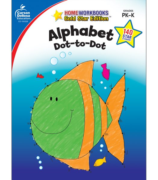 Alphabet, Grades PK - K: Dot-to-Dot (Home Workbooks)