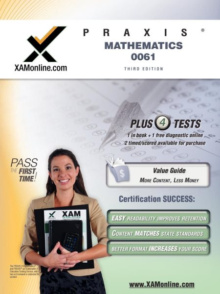 PRAXIS II Mathematics 0061 Teacher Certification Test Prep Study Guide (Praxis II Teacher's XAM (1))