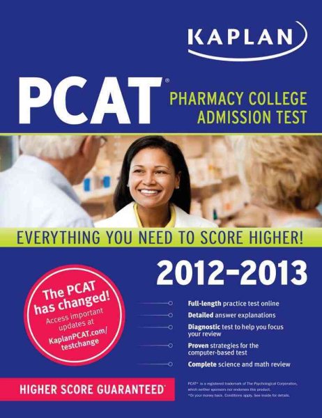 Kaplan PCAT 2012-2013 cover