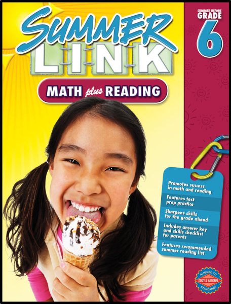 Math plus Reading, Grades 5 - 6 (Summer Link) cover