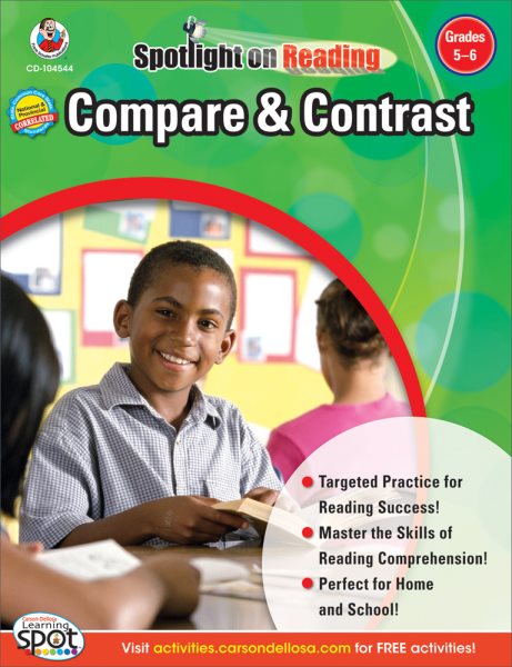 Carson Dellosa Compare & Contrast, Grades 5 - 6 Resource Book cover