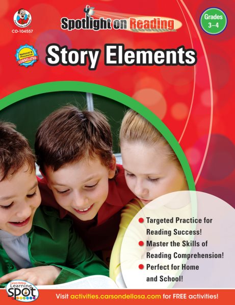 Carson Dellosa Story Elements, Grades 3 - 4 Resource Book
