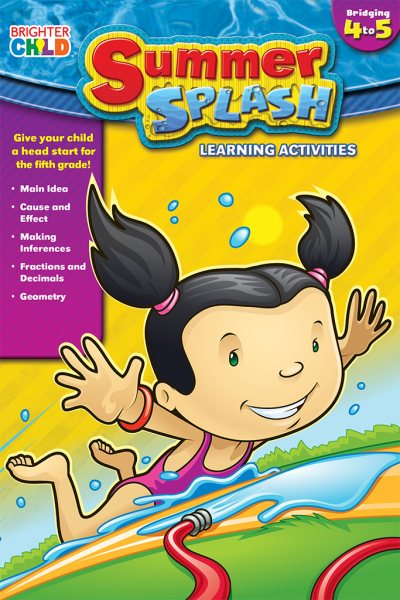 Summer Splash Learning Activities, Grades 4 - 5 cover