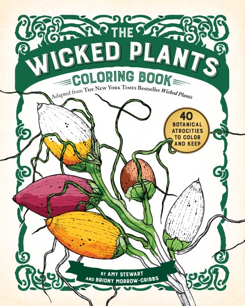 The Wicked Plants Coloring Book cover