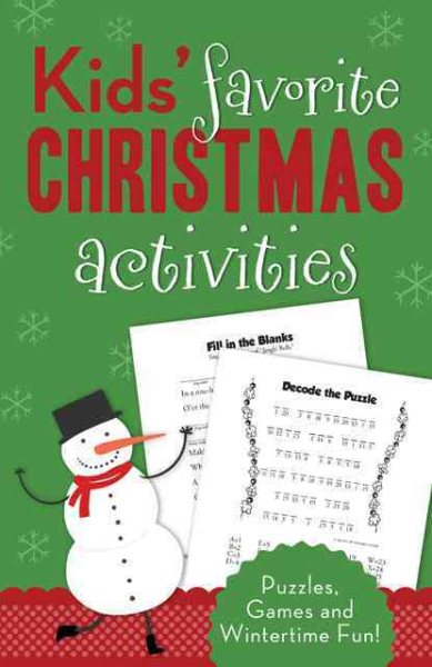 Kids' Favorite Christmas Activities: Puzzles, Games, and Wintertime Fun!
