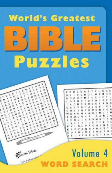 The World's Greatest Bible Puzzles--Volume 4 (Word Search) cover