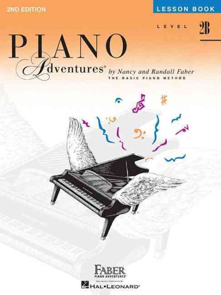 Level 2B - Lesson Book: Piano Adventures cover