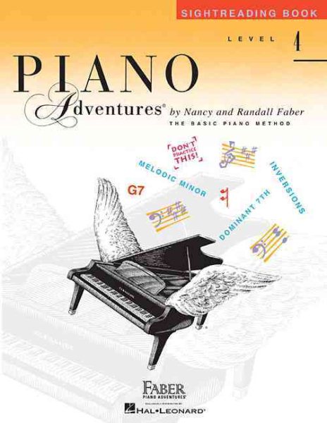 Piano Adventures - Sightreading Book - Level 4 cover