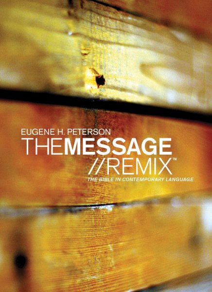 The Message//REMIX (Softcover, Wood): The Bible in Contemporary Language