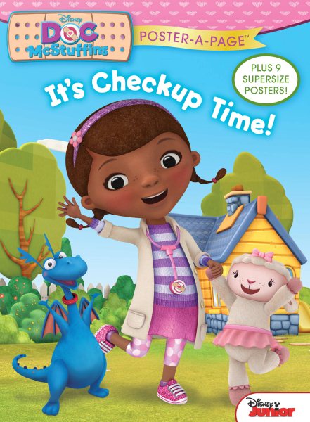 Disney Junior Doc McStuffins: It's Checkup Time! Poster-A-Page (Disney Doc McStuffins) cover