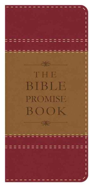 The Bible Promise Book: Duo-Tone Red/ Beige cover