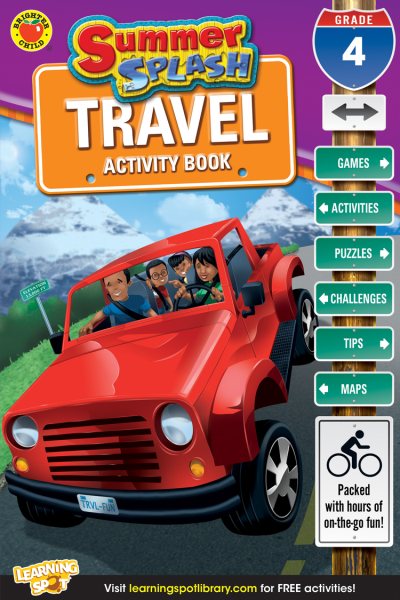 Summer Splash Travel Activity Book, Grade 4 cover