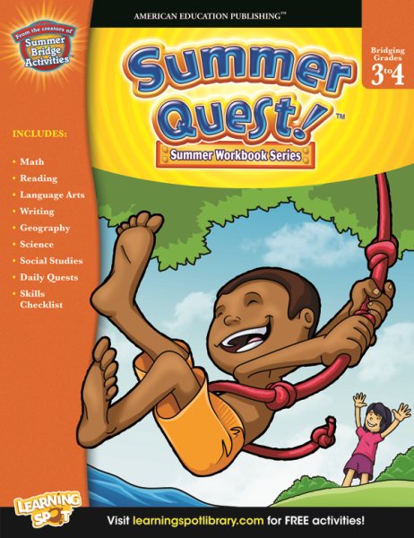 Summer Quest, Grades 3 - 4 cover