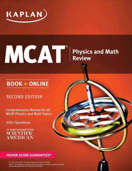 Kaplan MCAT Physics and Math Review: Book + Online (Kaplan Test Prep)