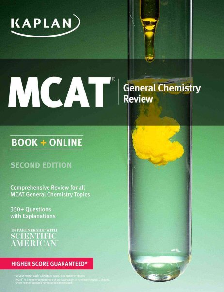 Kaplan MCAT General Chemistry Review: Book + Online (Kaplan Test Prep)