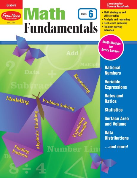 Evan-Moor Math Fundamentals, Grade 6 cover