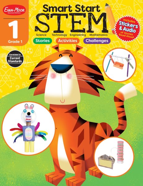 Smart Start Stem, Grade 1: Science Technology Engineering Mathematics cover