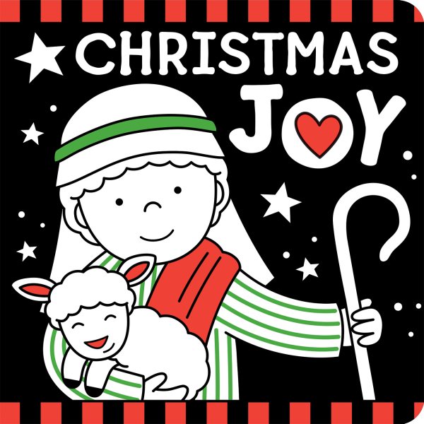 Christmas Joy Black & White Board Book (Tell Me About God Board Books) cover