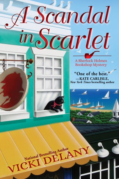 A Scandal in Scarlet: A Sherlock Holmes Bookshop Mystery cover