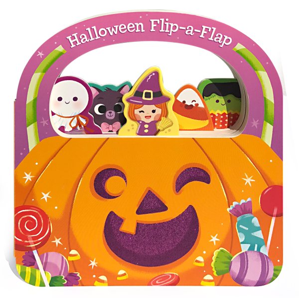 Happy Halloween Flip-a-Flap Lift-a-Flap Board Book cover