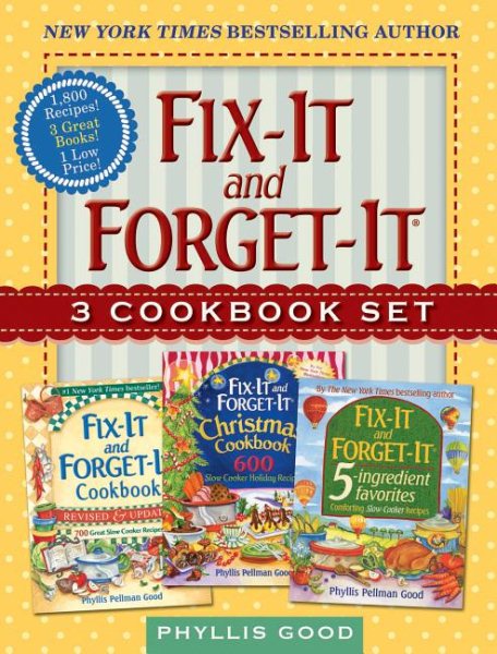 Fix-It and Forget-It Box Set: 3 Slow Cooker Classics in 1 Deluxe Gift Set cover