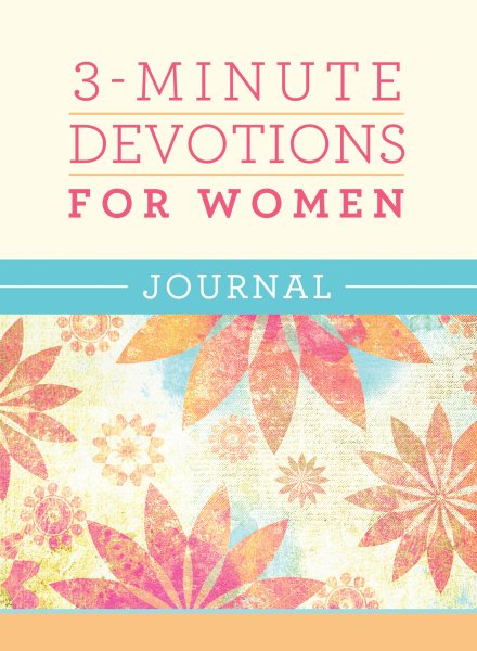 3-Minute Devotions for Women Journal cover