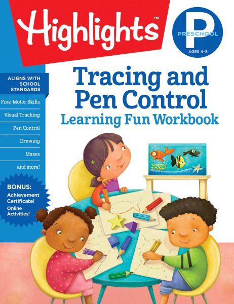 Preschool Tracing and Pen Control (Highlights Learning Fun Workbooks) cover