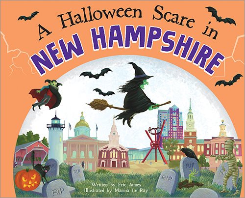A Halloween Scare in New Hampshire: A Trick-or-Treat Gift for Kids cover