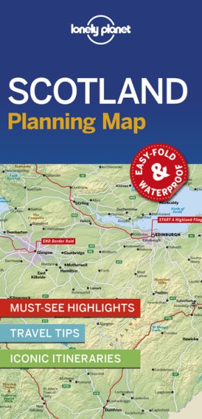 Lonely Planet Scotland Planning Map 1 cover