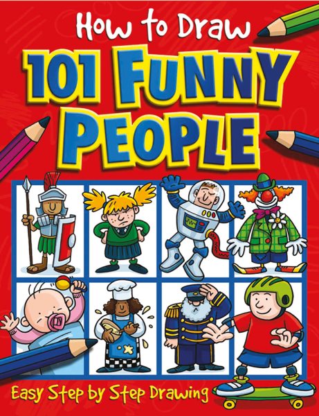 How to Draw 101 Funny People (How to Draw) cover