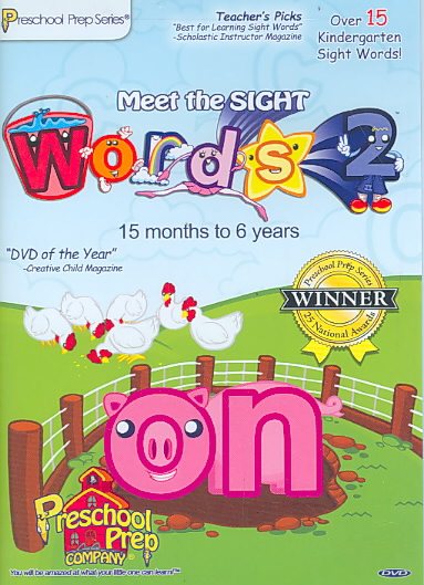 Meet the Sight Words Level 2 DVD cover
