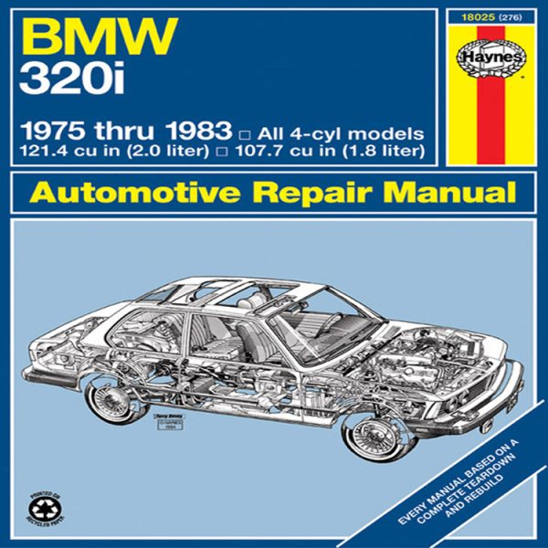 BMW 320i Manual: 1975-1983: '75-'83 (Automotive Repair Manual) cover