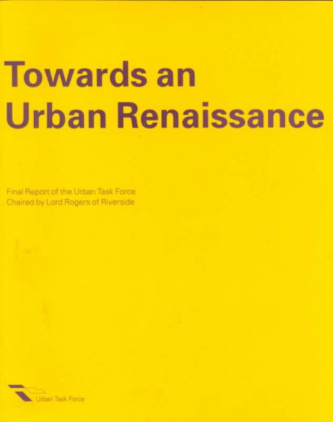 Towards an Urban Renaissance cover