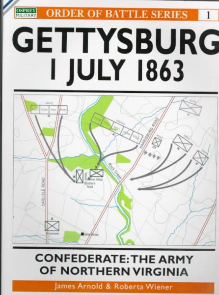Gettysburg July 1 1863: Confederate: The Army of Northern Virginia (Order of Battle)