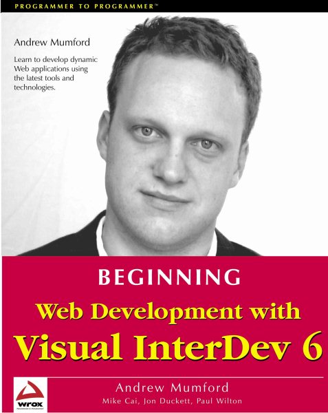 Beginning Web Development With Visual Interdev 6.0 cover