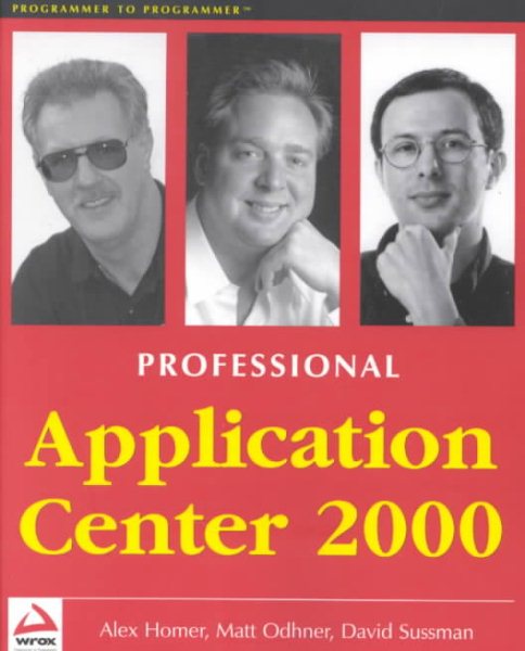 Professional Application Center 2000 cover