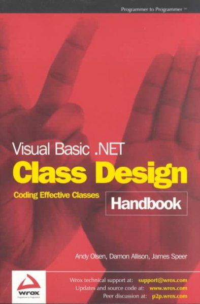 Visual Basic .NET Class Design Handbook cover