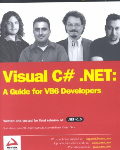Visual C# .NET: A Guide for VB6 Developers cover