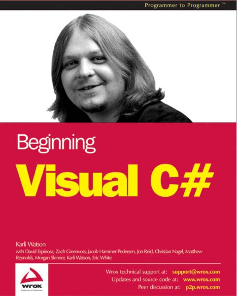 Beginning Visual C# cover