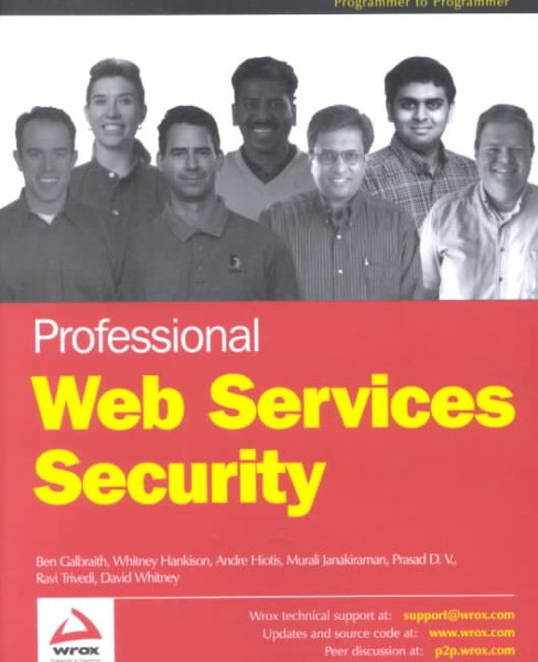 Professional Web Services Security cover