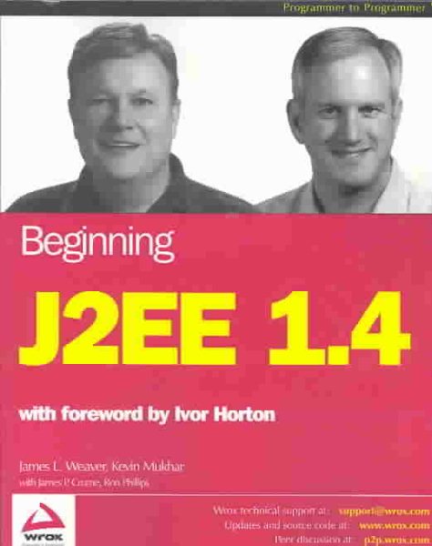Beginning J2EE 1.4 cover