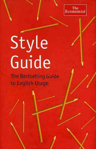 The Economist Style Guide: 9th Edition cover